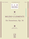Muzio Clementi-Six Sonatinas Op. 36 Cover Image