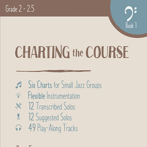 Charting the Course, Bass Clef Book 1 Cover Image