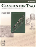 Classics for Two, B-flat Clarinet Cover Image
