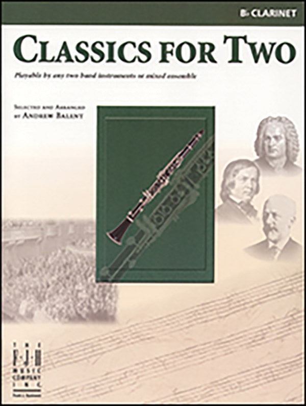 Classics for Two, B-flat Clarinet Cover Image