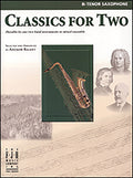 Classics for Two, B-flat Tenor Saxophone Cover Image