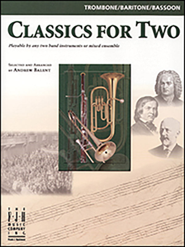 Classics for Two, Trombone/Baritone/Bassoon Cover Image