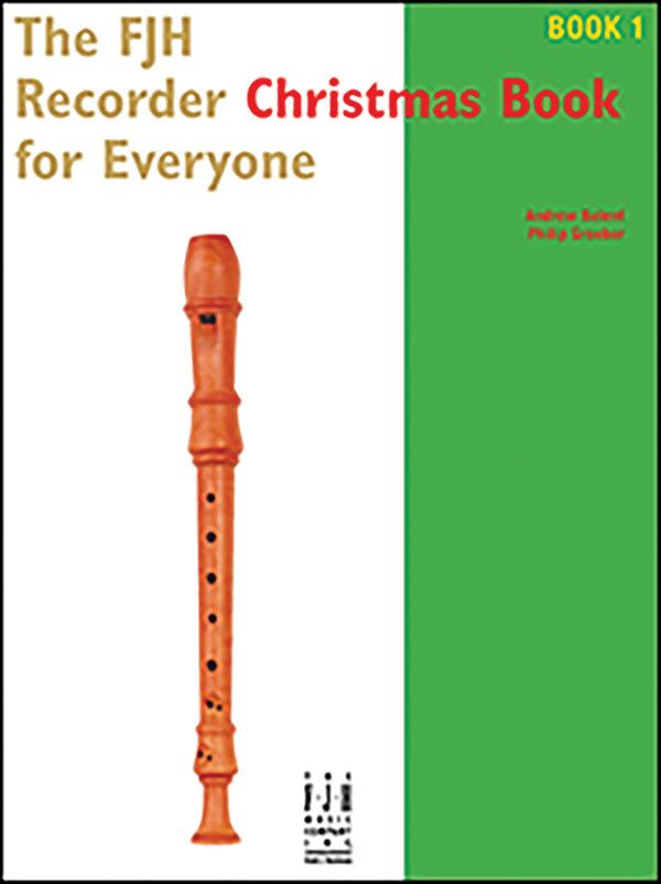 The FJH Recorder Christmas Book for Everyone Book 1 Cover Image