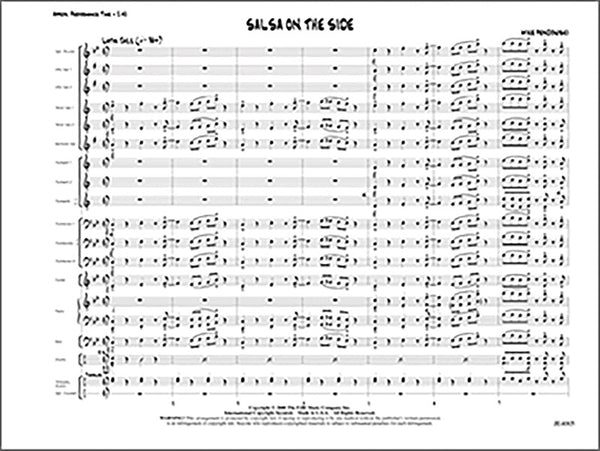 Salsa on the Side Sheet Music Preview