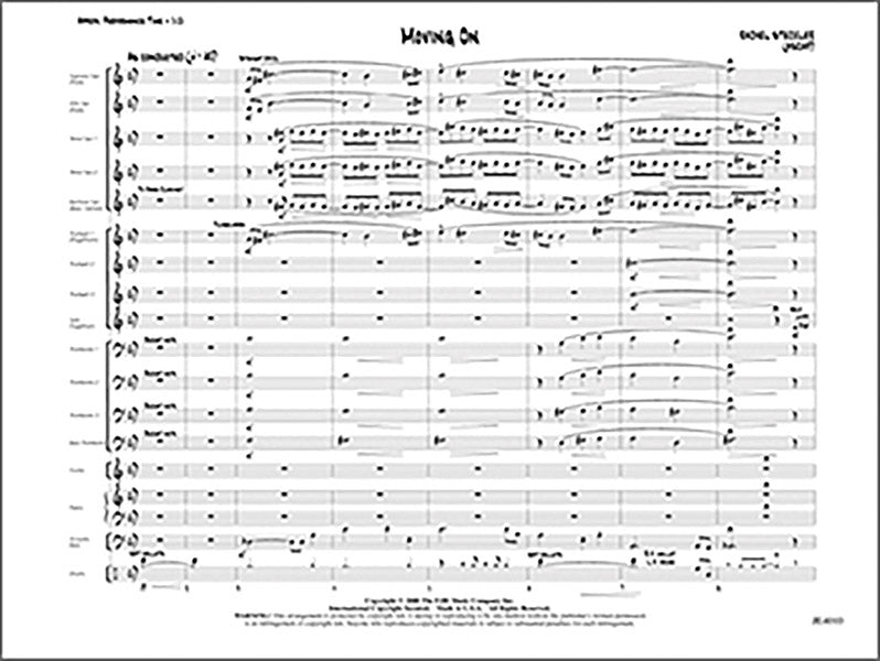 Moving On: Score Sheet Music Preview