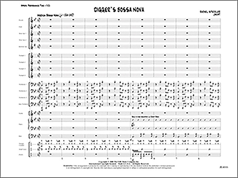 Digger's Bossa Nova Sheet Music Preview
