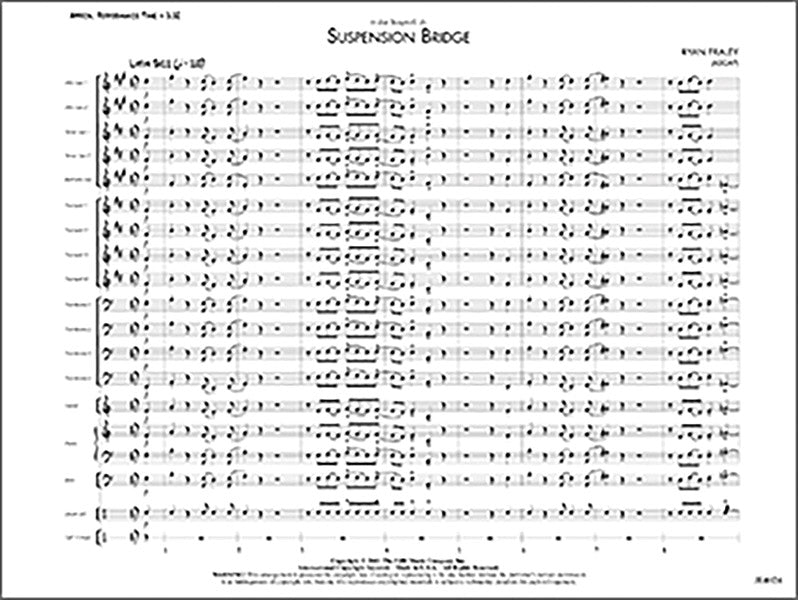 Suspension Bridge Sheet Music Preview