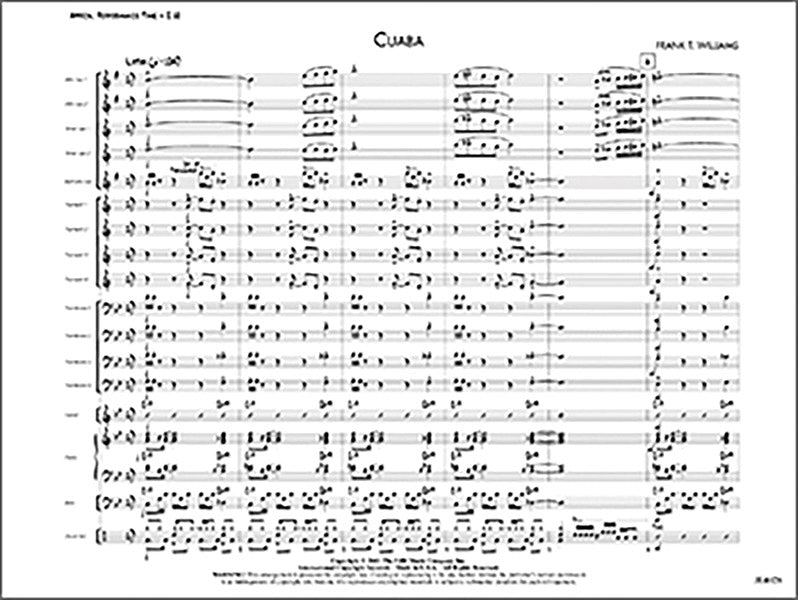 Cuaba Sheet Music Preview