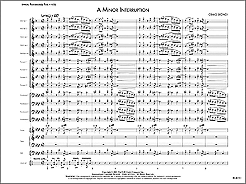 A Minor Interruption Sheet Music Preview