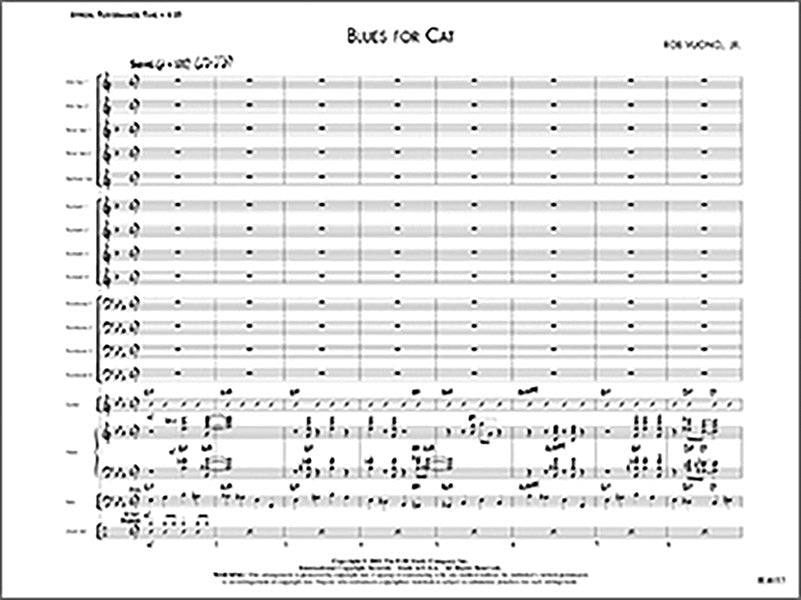 Blues for Cat: Trumpet 1 Sheet Music Preview