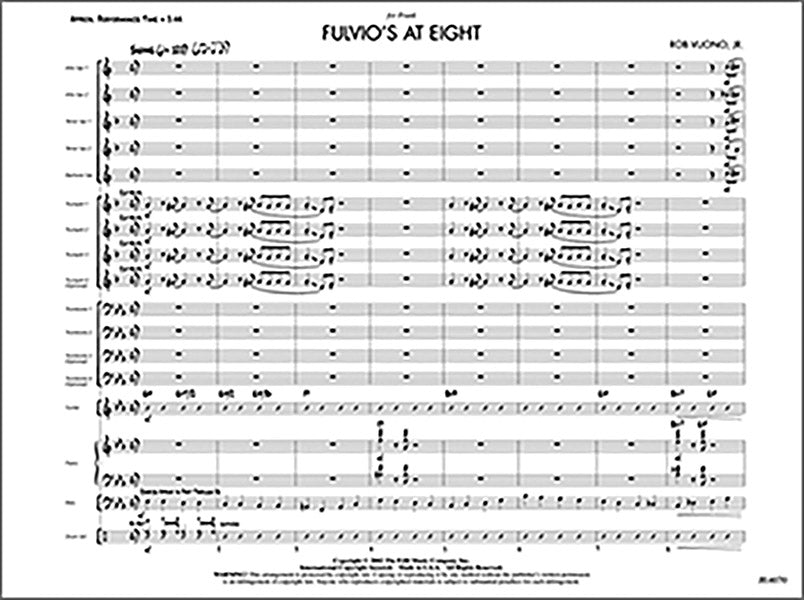 Fulvio's at Eight: Optional Trumpet 4 Sheet Music Preview