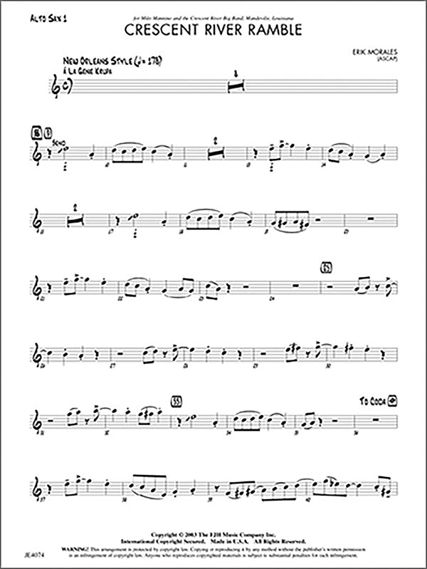 Crescent River Ramble Sheet Music Preview
