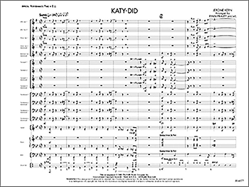 Katy-Did Sheet Music Preview