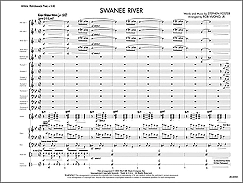 Swanee River: Score Sheet Music Preview