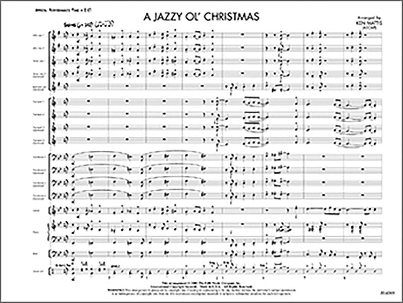 A Jazzy Ol' Christmas: Piano Sheet Music Preview