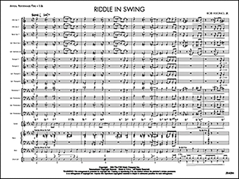 Riddle in Swing Sheet Music Preview