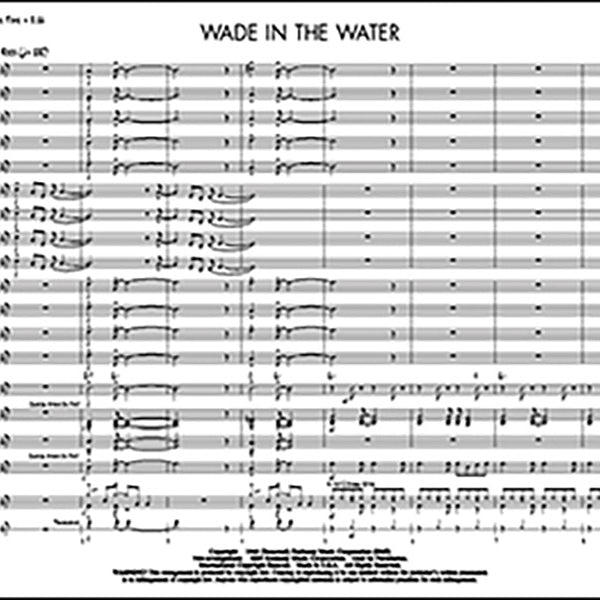 Wade in the Water Sheet Music Preview