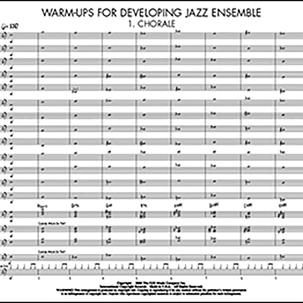 Warm-Ups for Developing Jazz Ensemble Sheet Music Preview