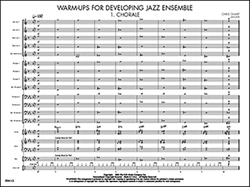 Warm-Ups for Developing Jazz Ensemble Cover Image