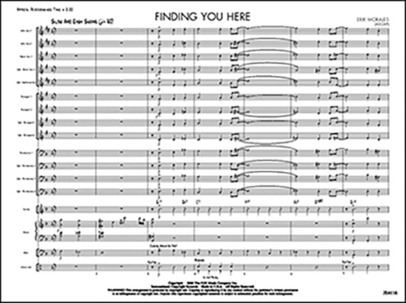 Finding You Here Sheet Music Preview