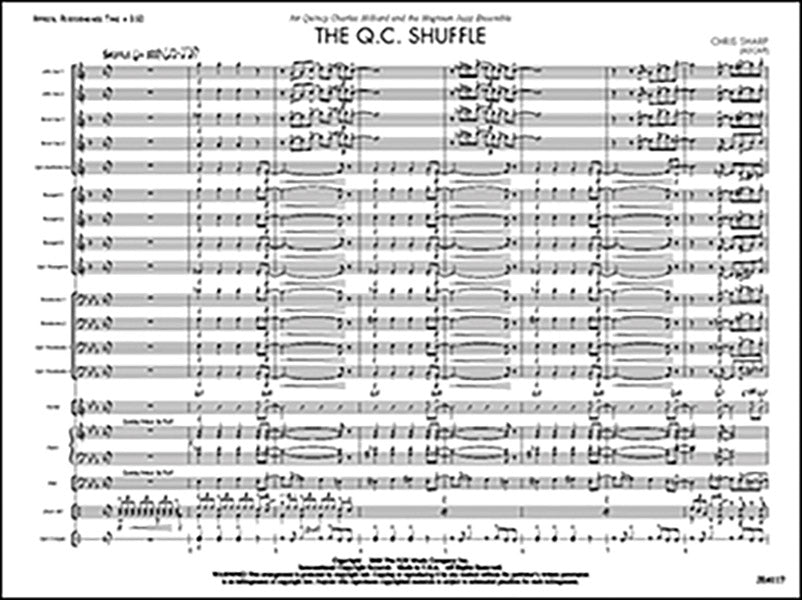 The Q.C. Shuffle: Guitar Sheet Music Preview