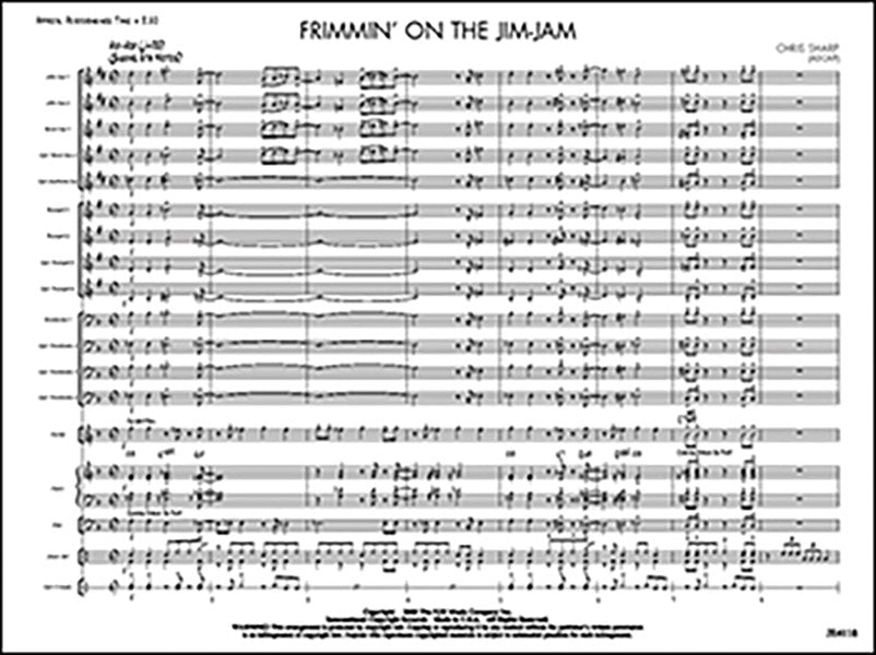 Frimmin' on the Jim-Jam: Alto Sax 1 Sheet Music Preview