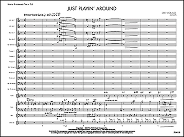 Just Playin' Around Sheet Music Preview