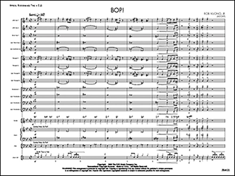 Bop!: Trumpet 2 Sheet Music Preview
