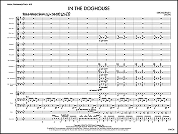 In the Doghouse Sheet Music Preview