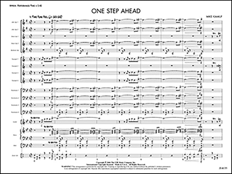 One Step Ahead: Guitar Chord Guide Sheet Music Preview