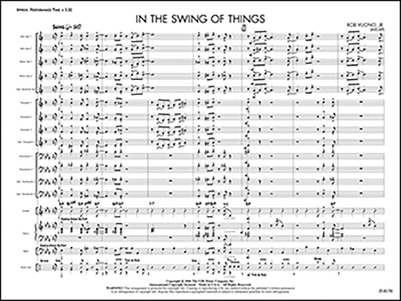 In the Swing of Things Sheet Music Preview