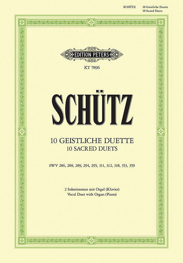 Zehn Giestliche Duette Cover Image