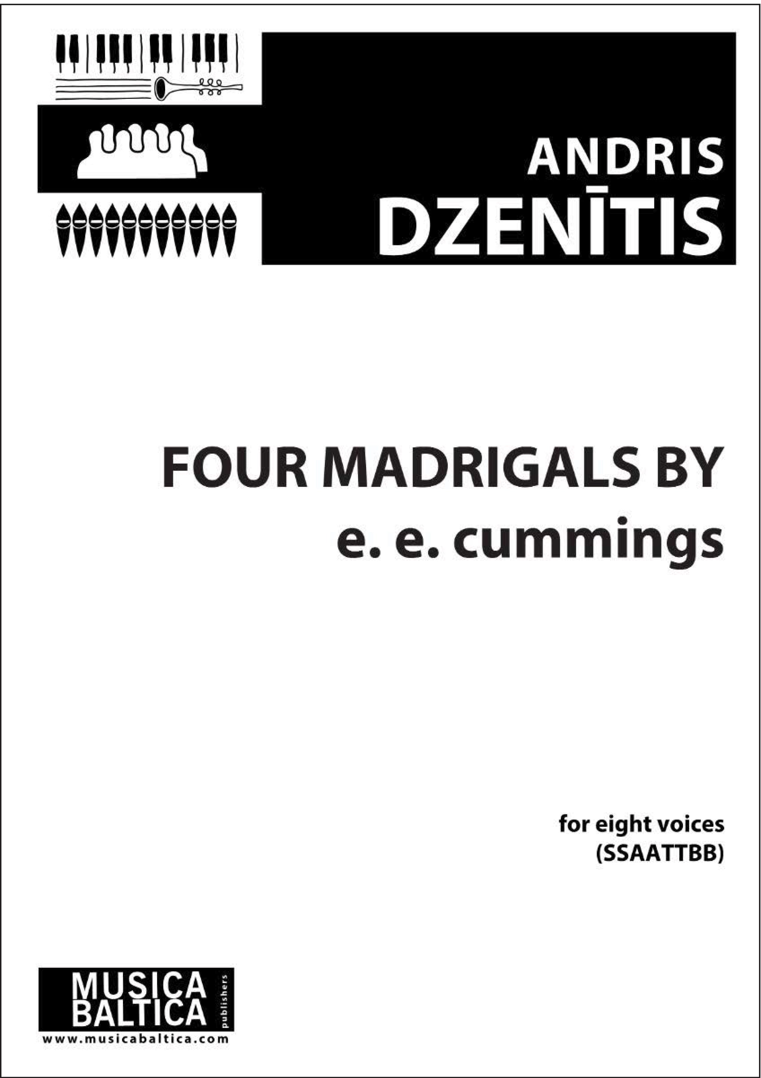 Four Madrigals by e.e. cummings Cover Image