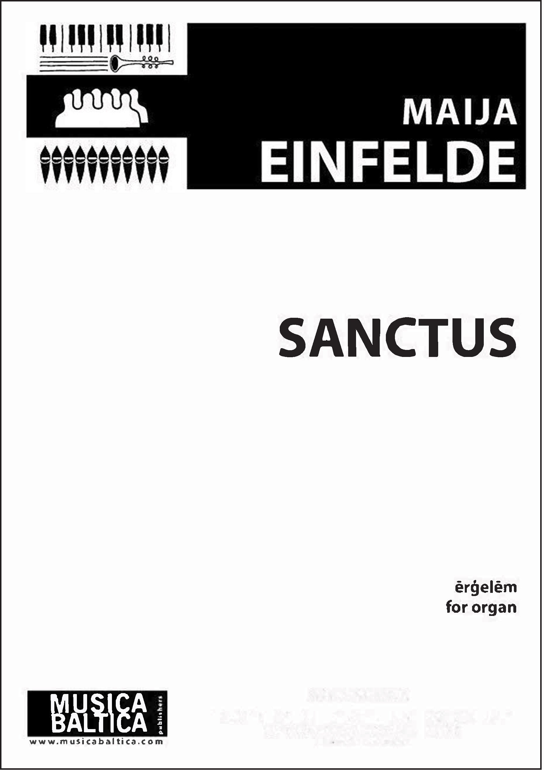 Sanctus for Solo Organ Cover Image