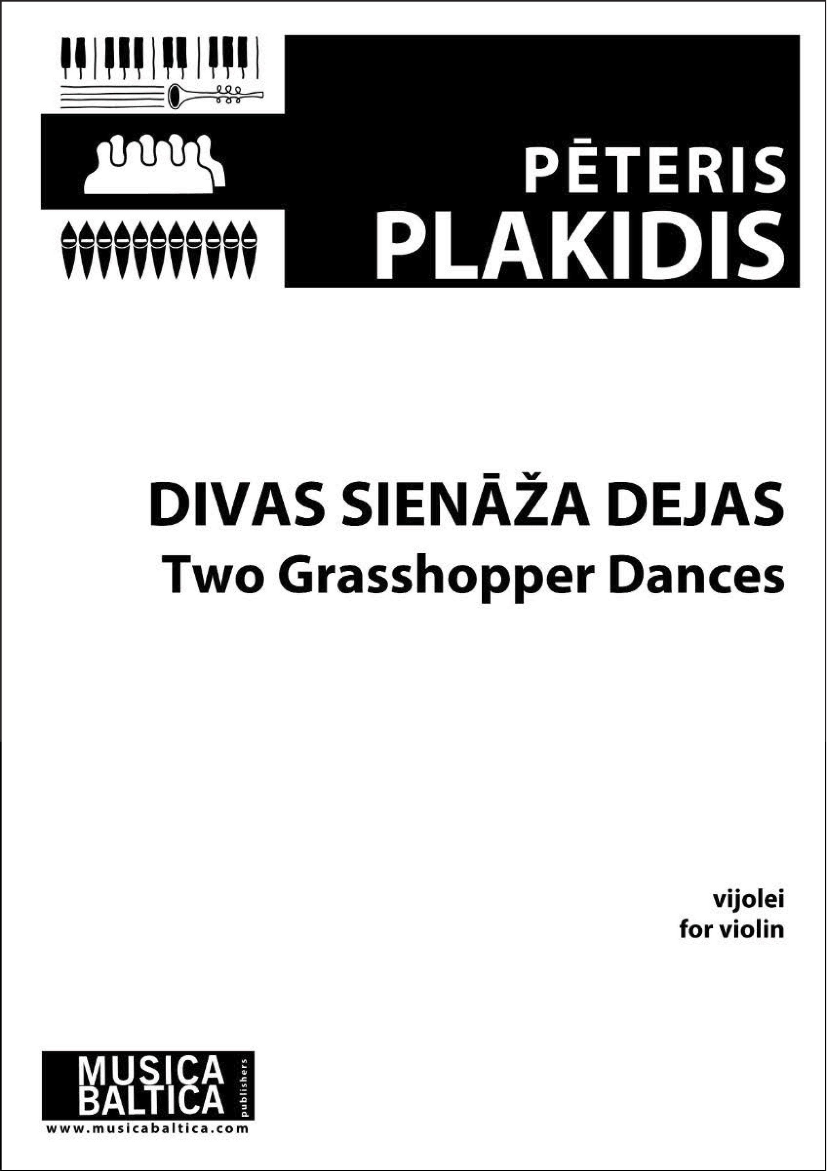 Two Grasshopper Dances for Violin Cover Image