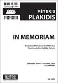 In Memoriam (Mixed Choir) Cover Image