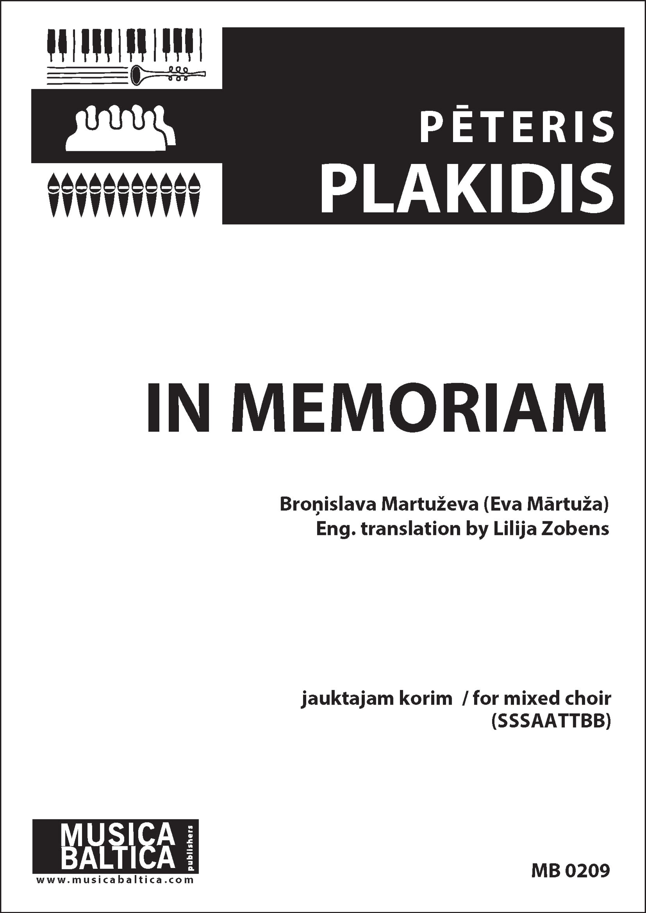 In Memoriam (Mixed Choir) Cover Image
