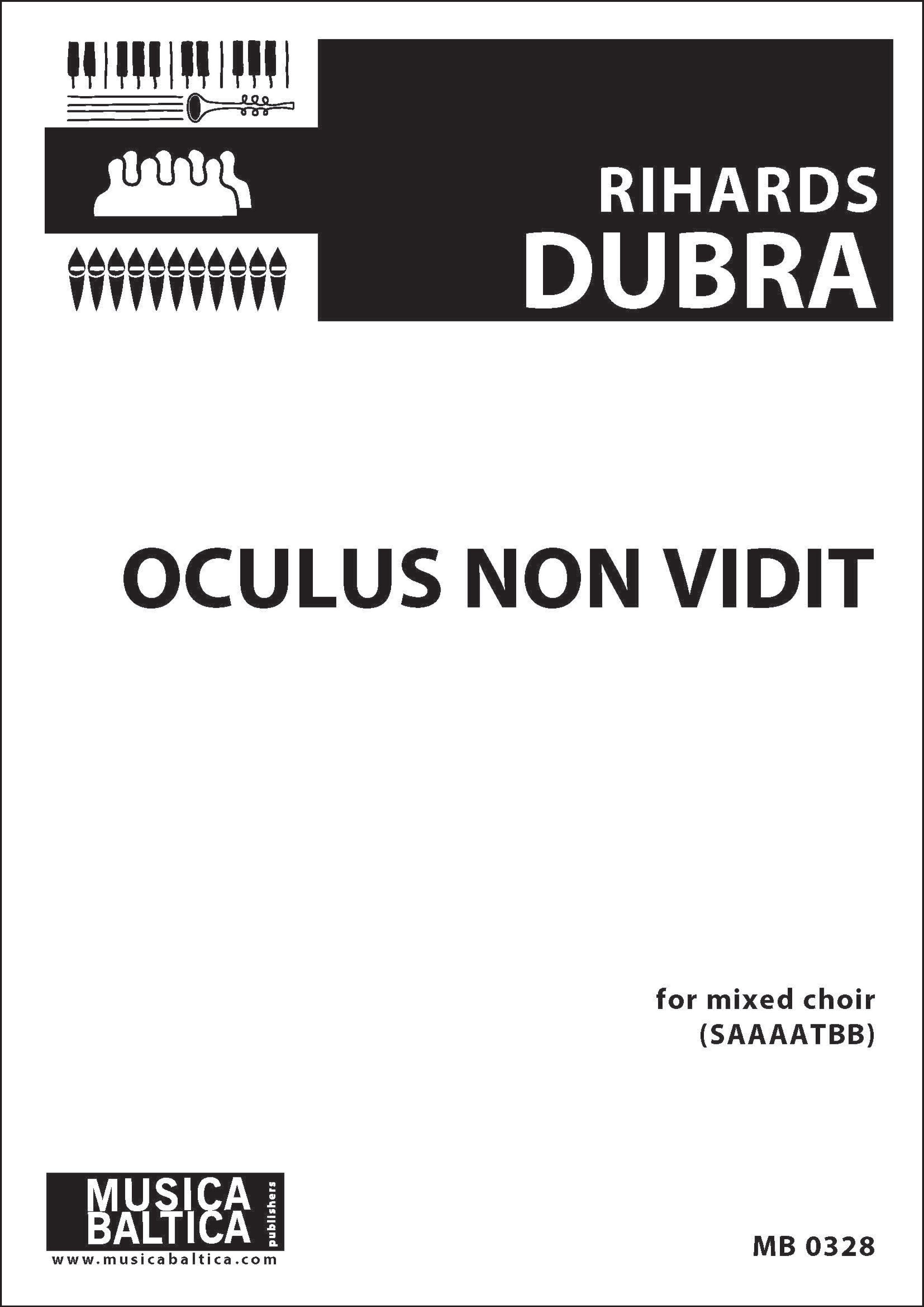 Oculus non vidit (Mixed Choir) Cover Image