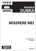 Miserere mei for SAATBB Choir Cover Image