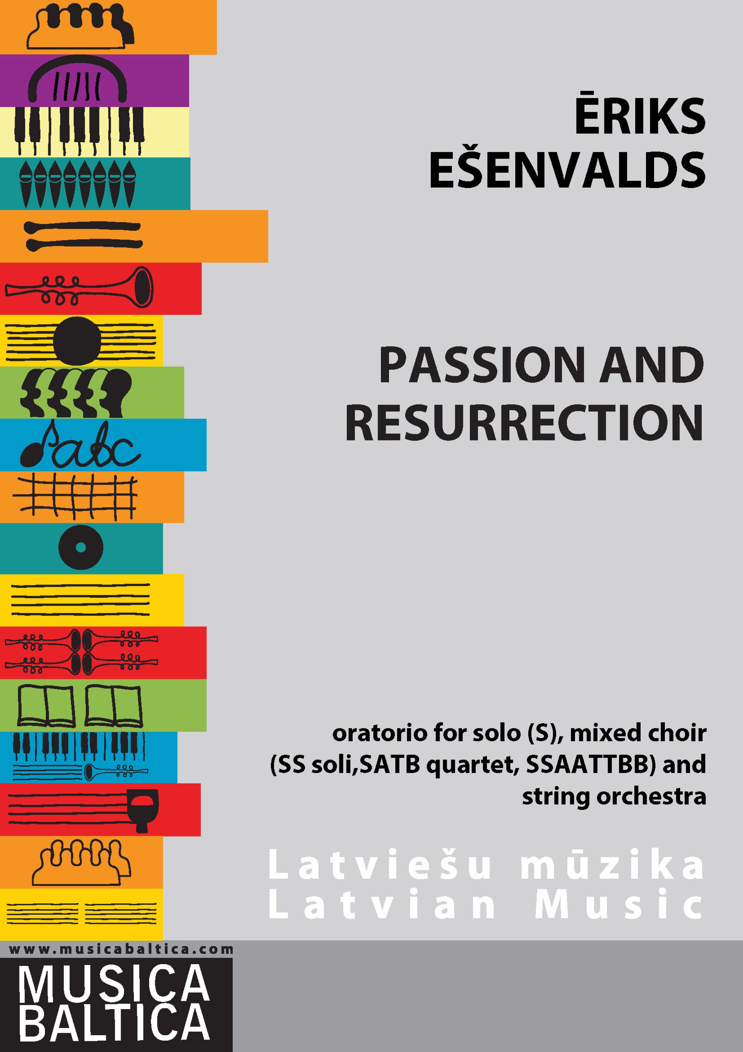Passion and Resurrection (Vocal Score) Cover Image