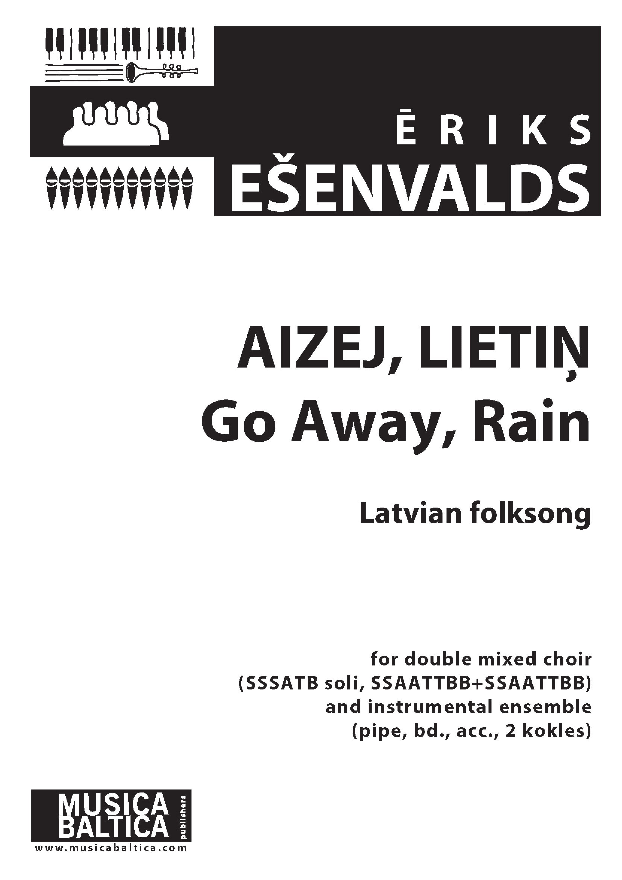 Aizej, Lietin (Rain, Rain, Go Away) Cover Image