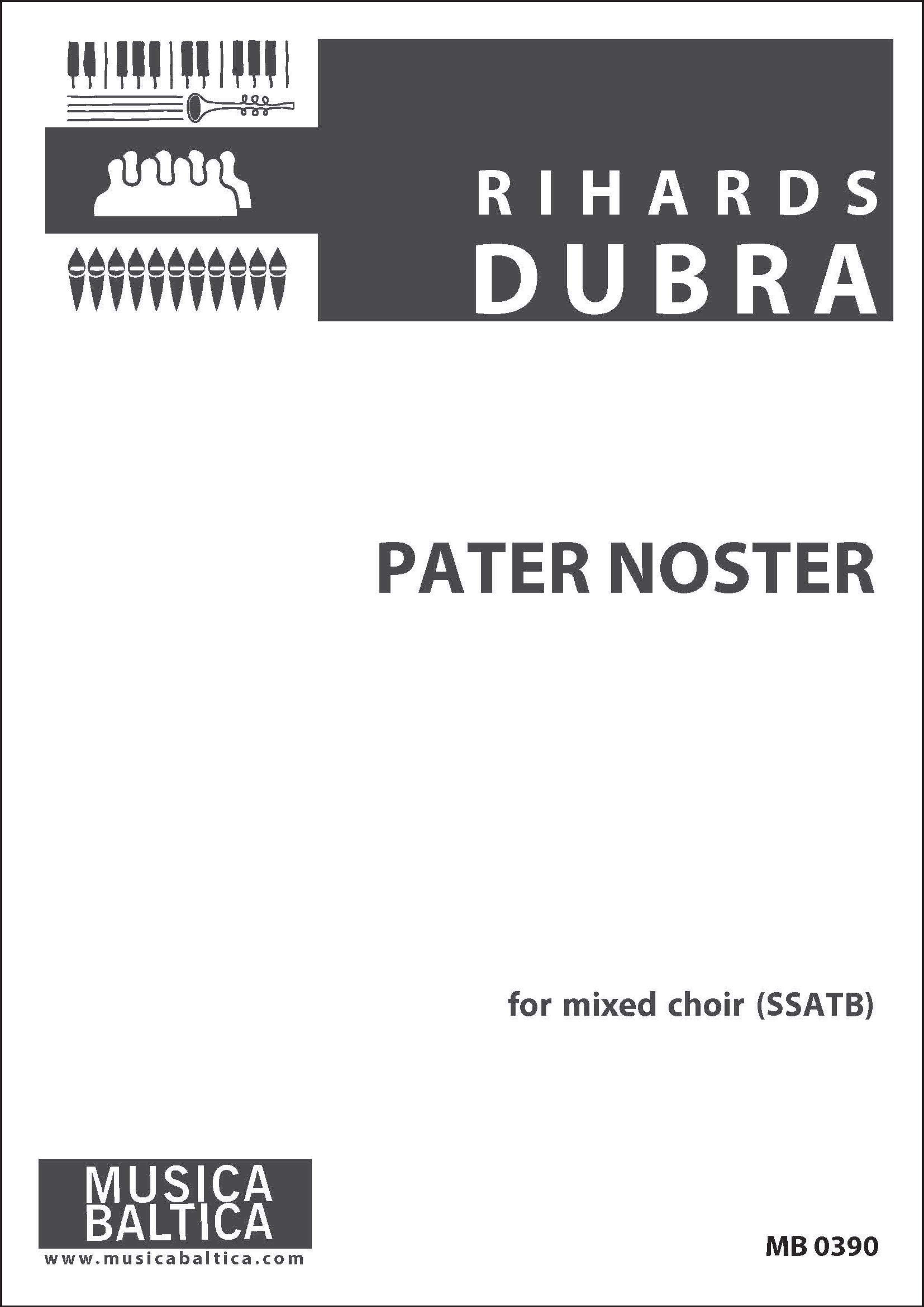 Pater Noster (Mixed Choir) Cover Image