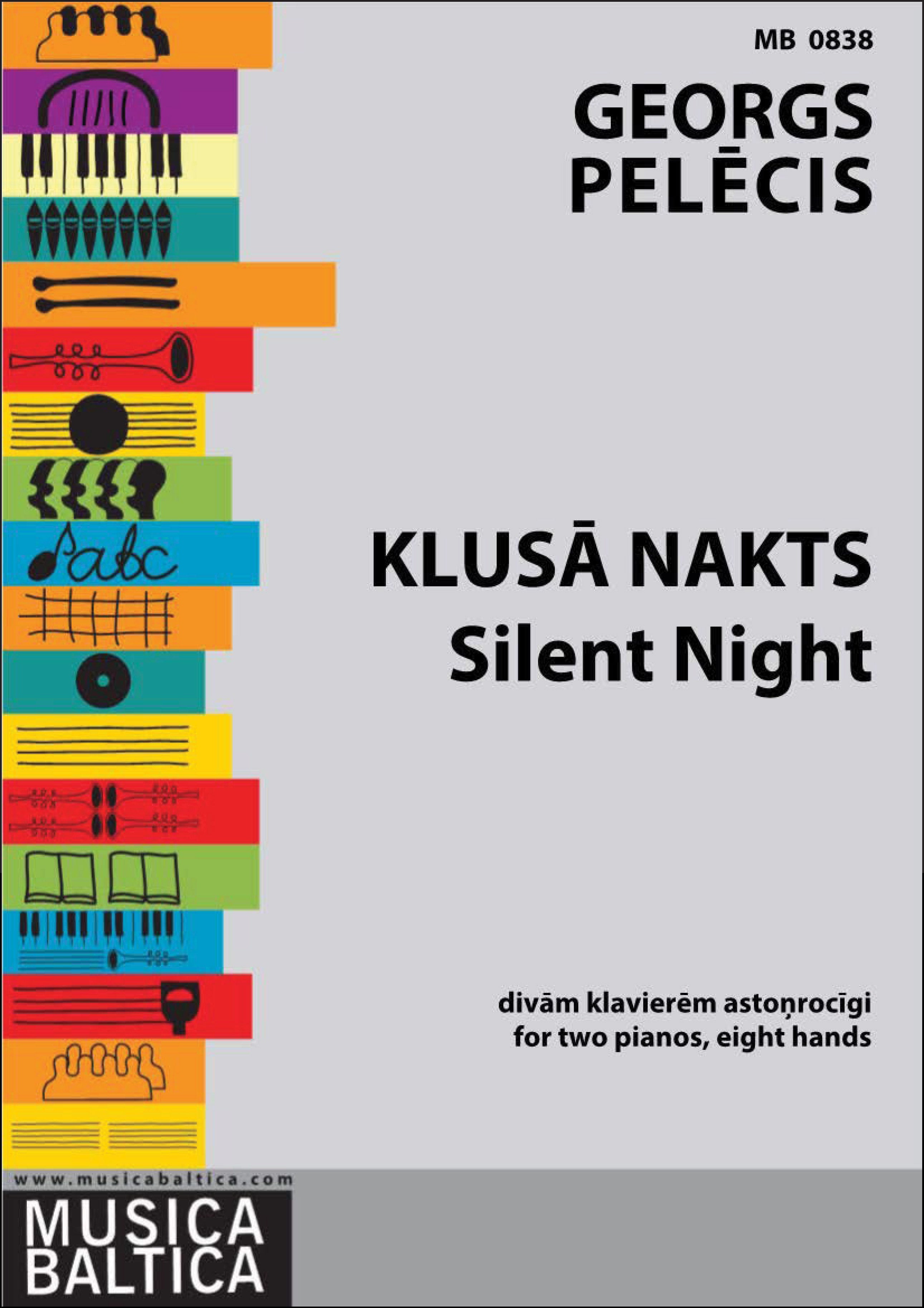Klusa nakts (Silent Night), 2 Pianos, 8 Hands Cover Image