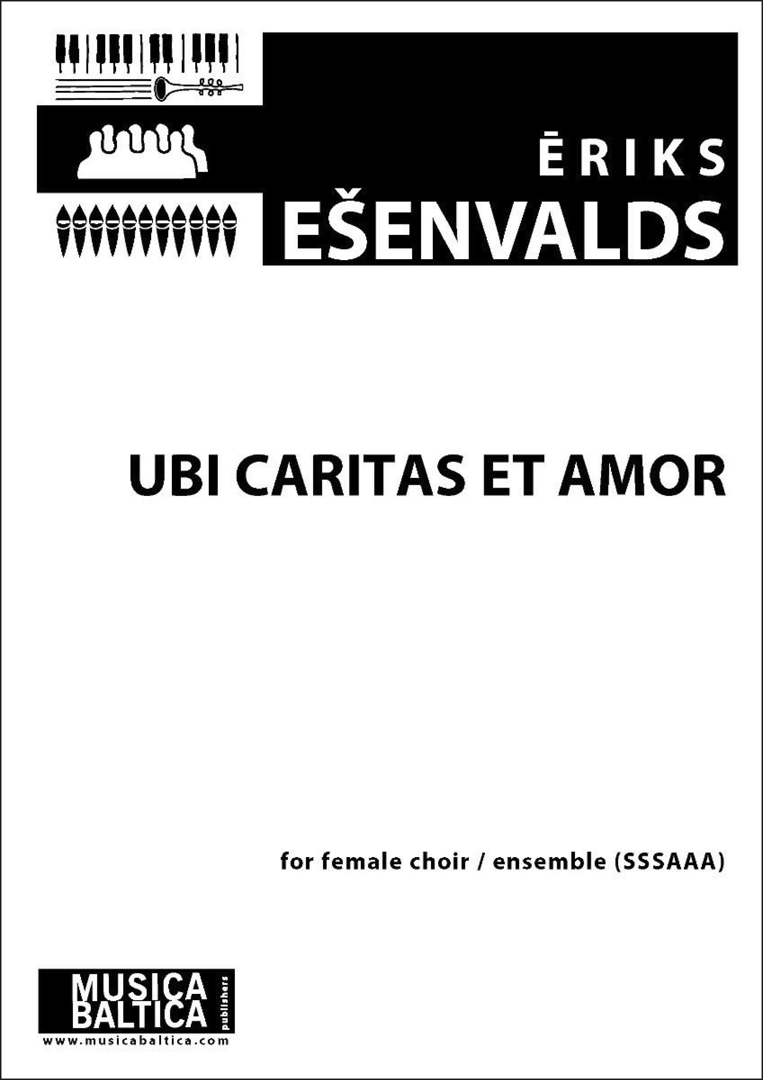 Ubi Caritas Et Amor  Cover Image