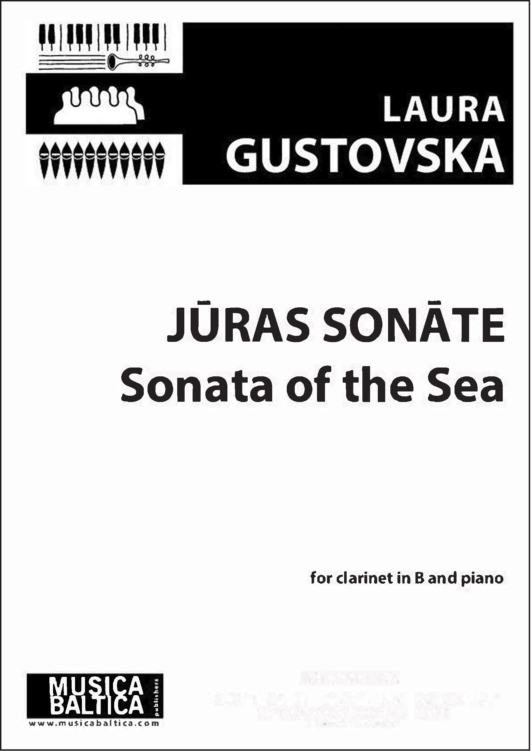 Sonata of the Sea for Clarinet (Juras Sonate) Cover Image
