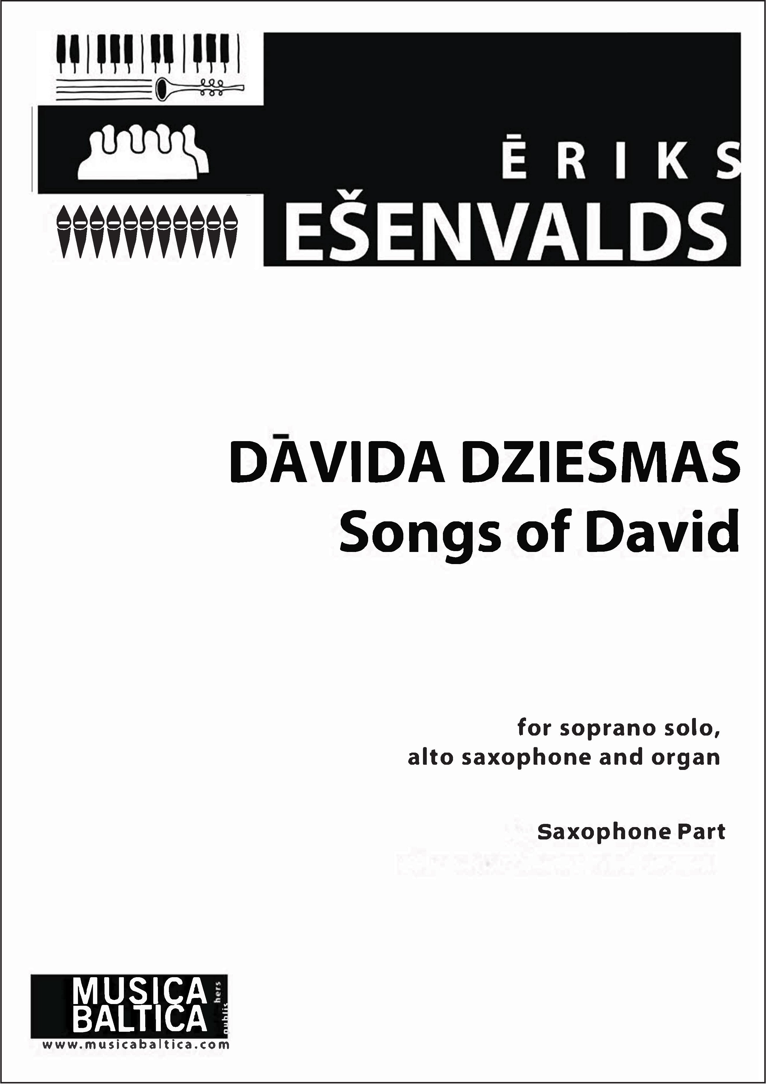 Psalms of David (Saxophone Part) Cover Image