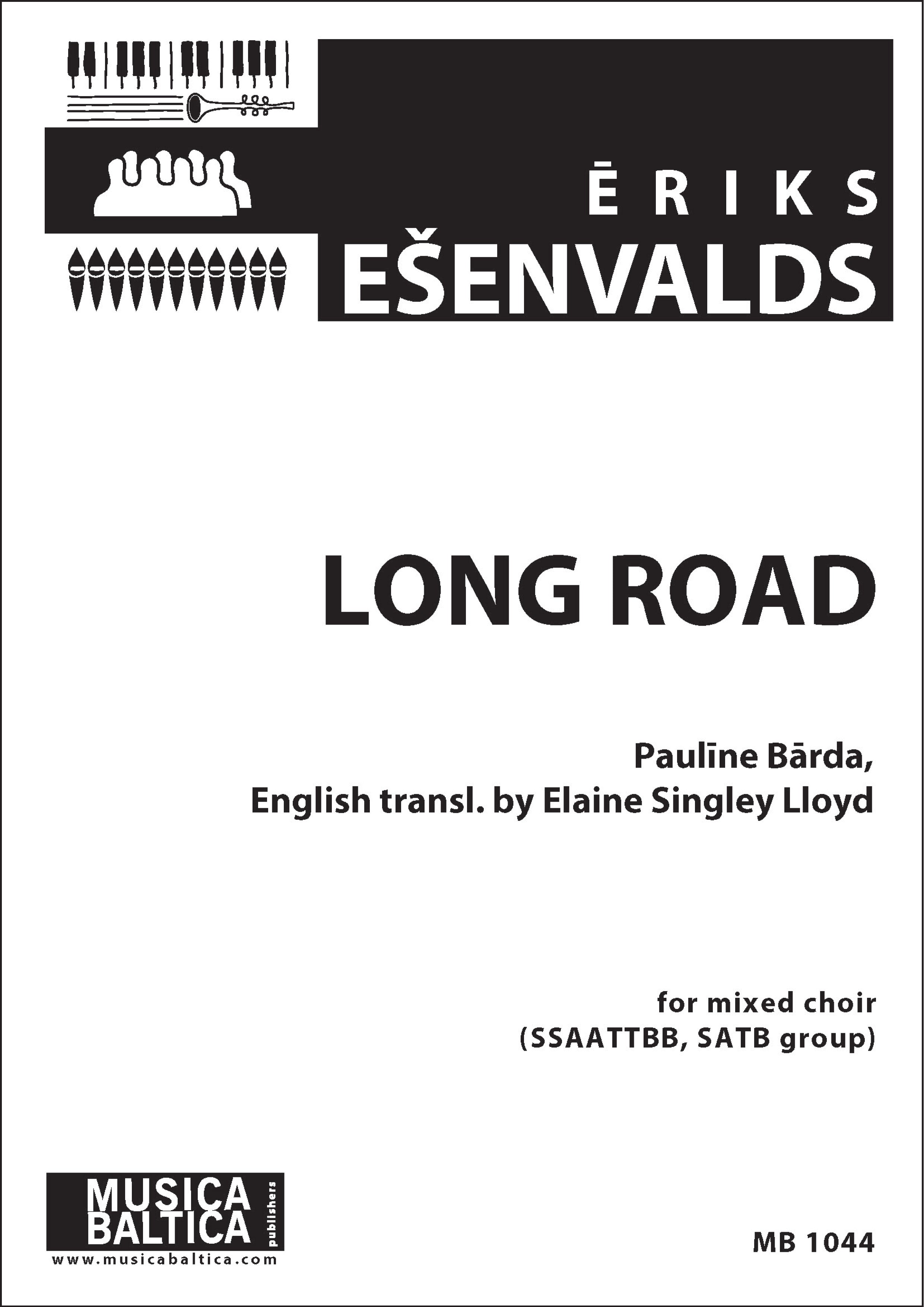 Long Road for SSAATTBB Choir Cover Image