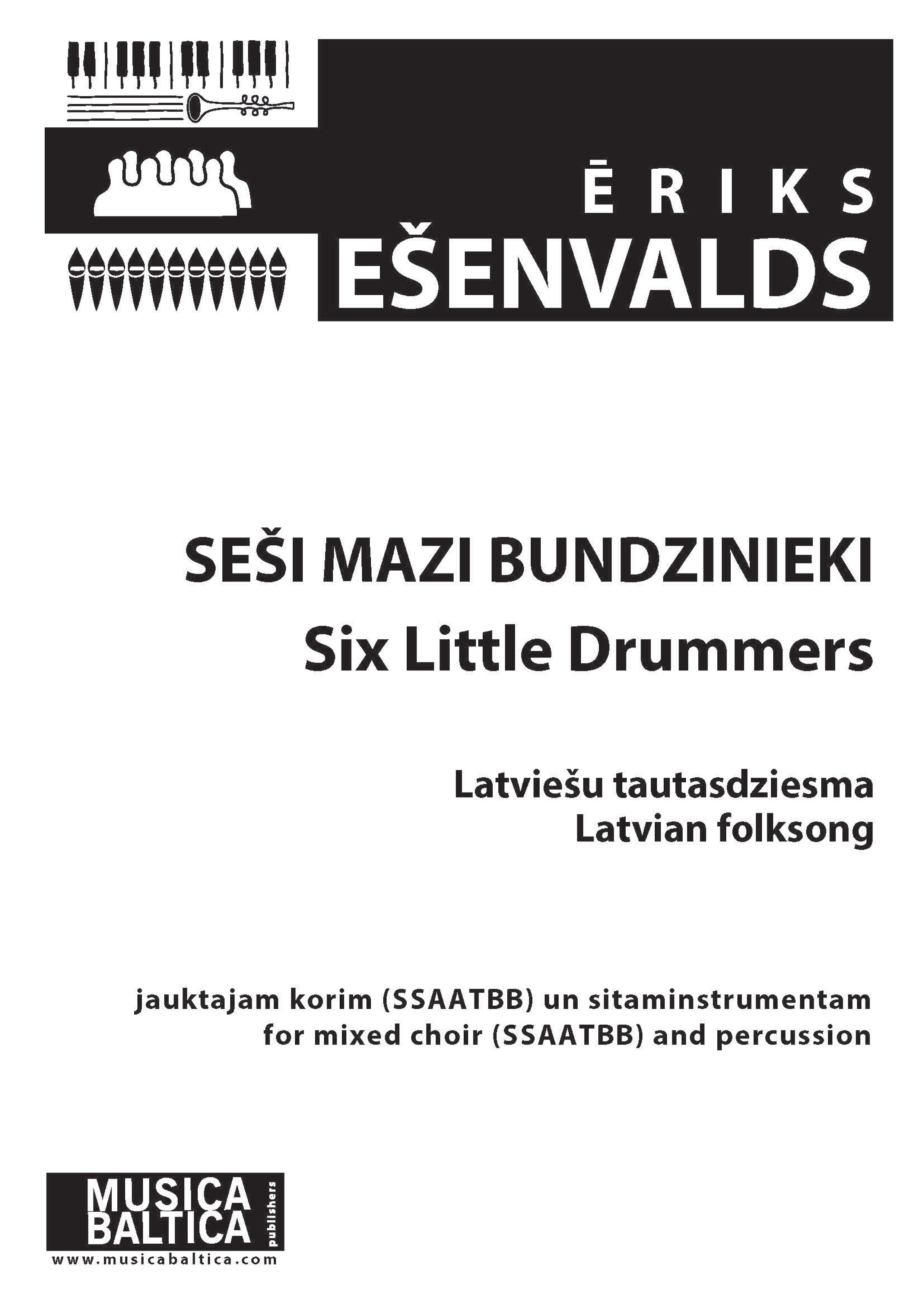 Six Little Drummers (Latvian Folksong) Cover Image