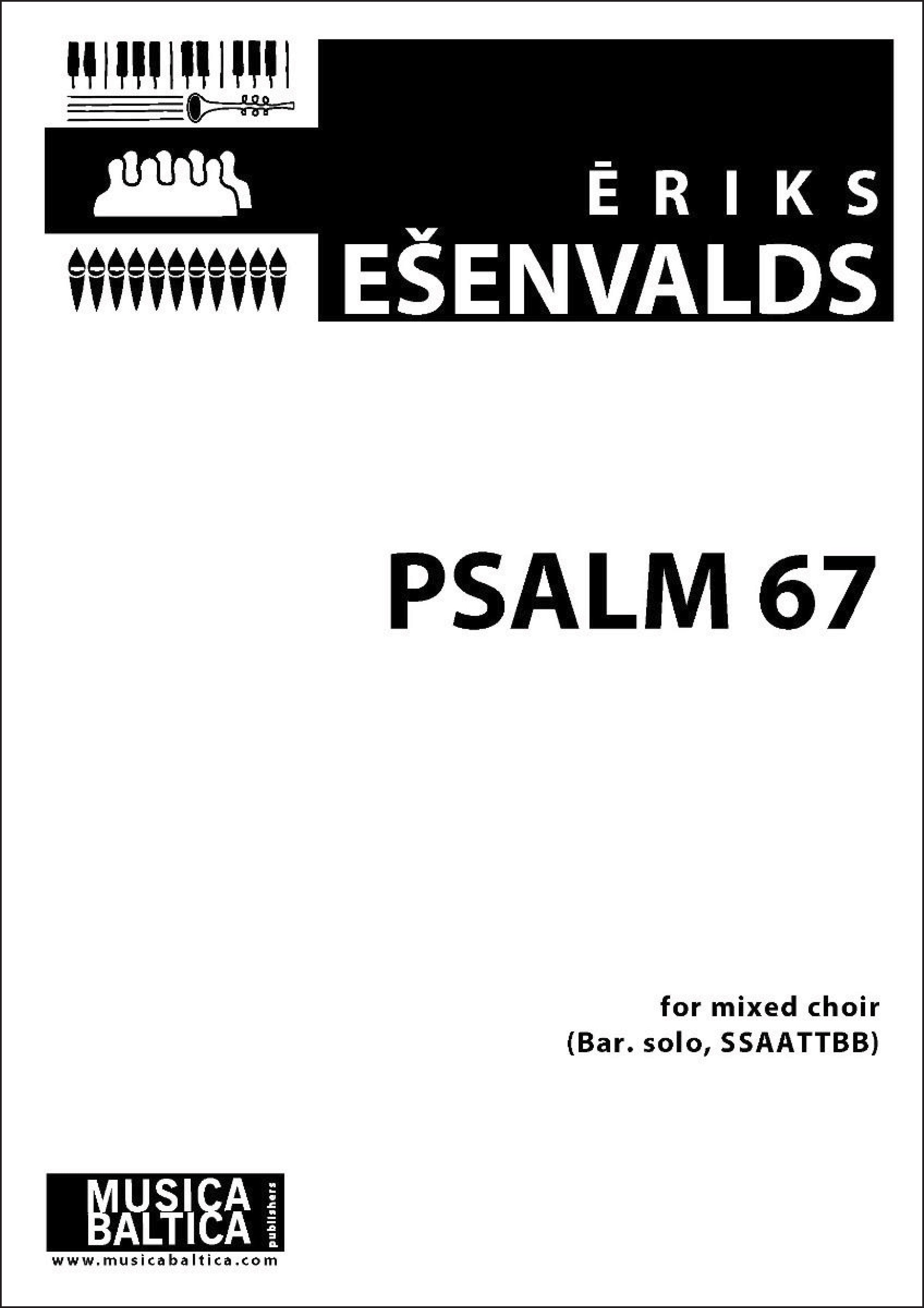 Psam 67 for Solo Baritone and SSAATTBB Choir Cover Image
