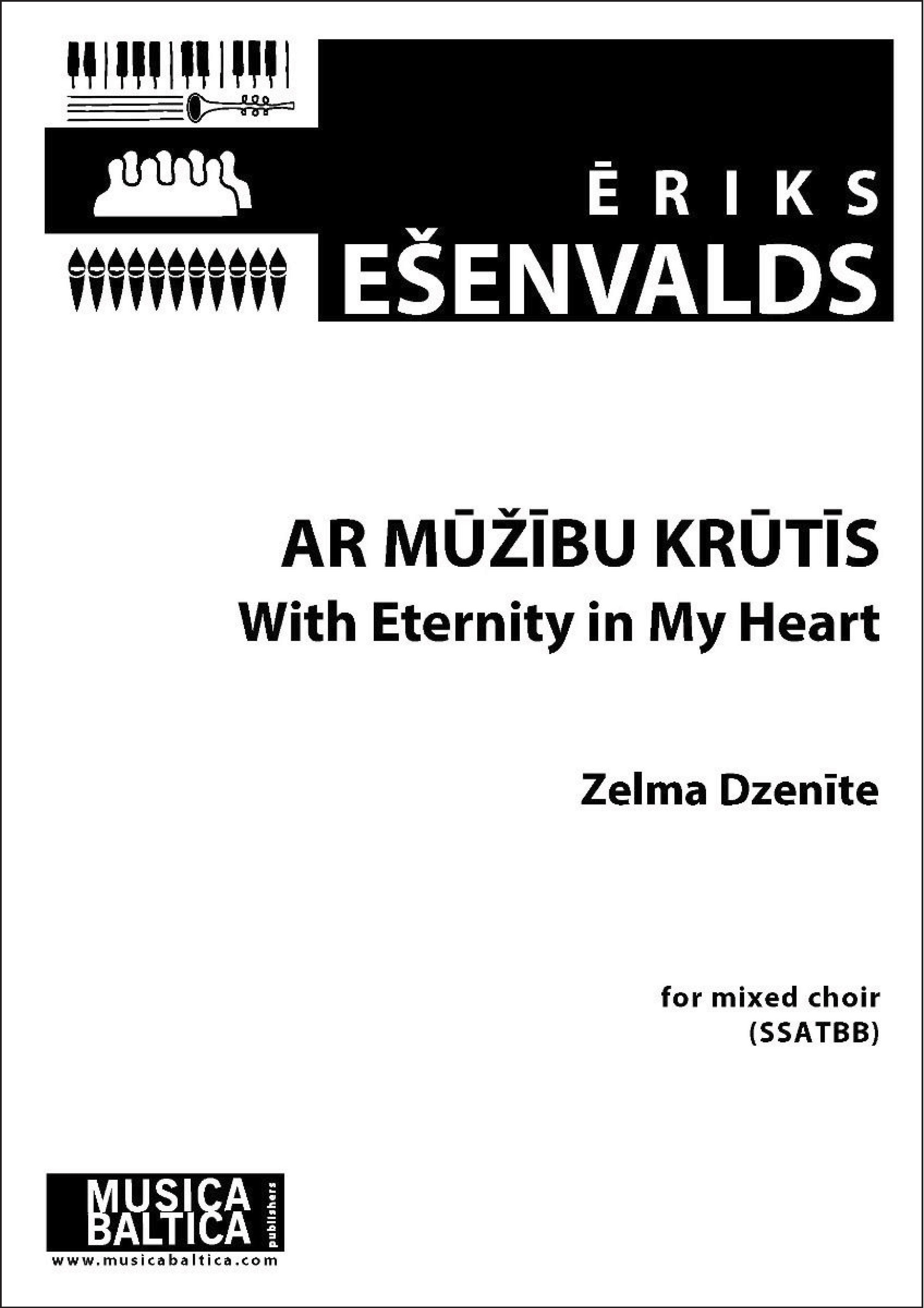 Ar mužibu krutis (With Eternity in My Heart) (Mixed Choir) Cover Image